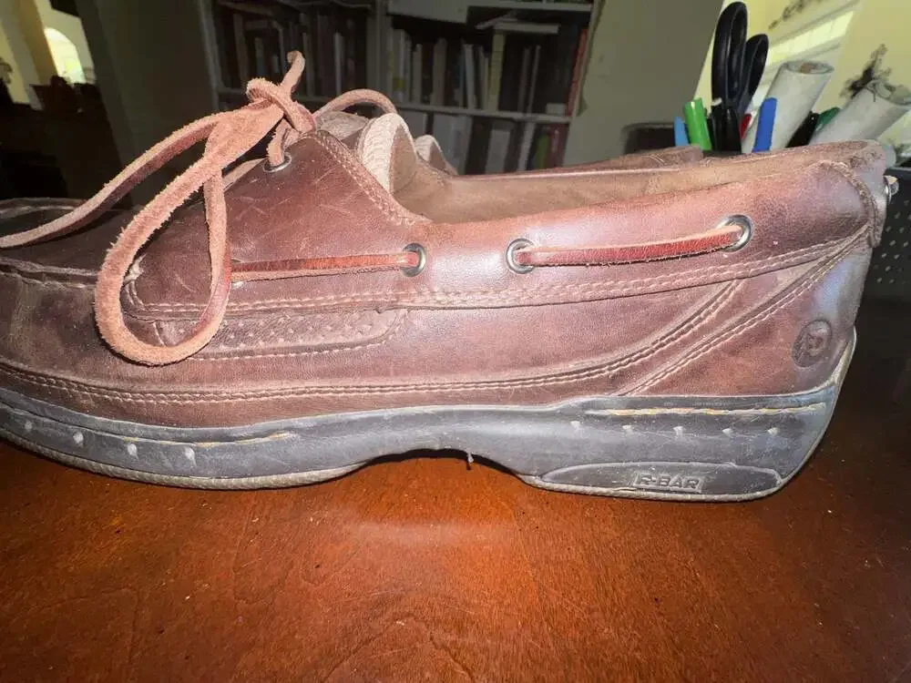 Dunham Brown Leather MCN420SB Boat Shoes Men's Size 10 D